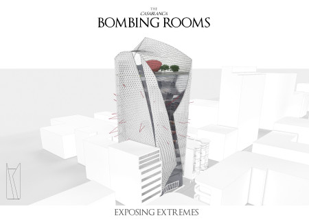 Perforated Metal Facade and Reinforced Concrete Structures Shaping a Cultural Reflection Space