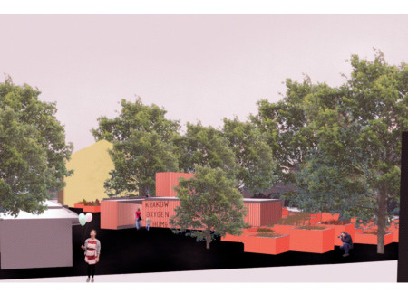 Corten Steel and Brick Structure Integrating Natural Green Spaces for Holistic Patient Care