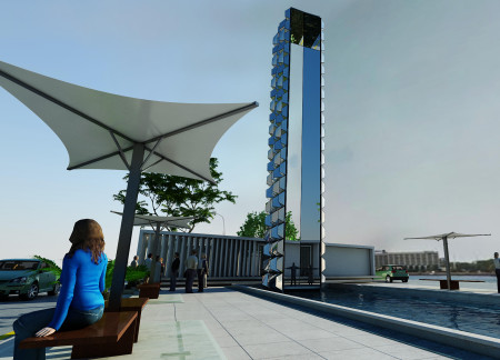 Reflective Glass and Water Features Enhancing Communal Spaces in Baltic Memorial