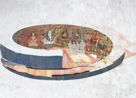 Spiral Form Enhanced by Transparent Glass and Dynamic Digital Integration for Cultural Engagement