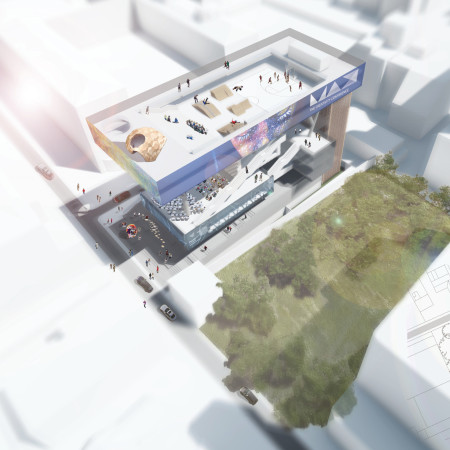 Vertical Interaction Spaces Featuring Glass and Green Systems in a Sustainable Urban Environment