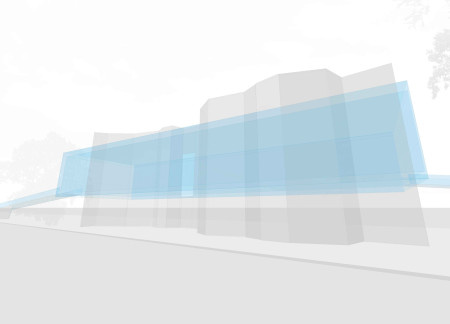 Charred Wooden Shingles and Glass Facade in a Memorial for Collective Unity