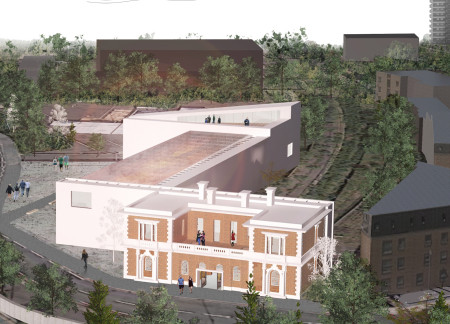 Double-Skin Facade of Polycarbonate Panels Embracing Historic Context to Create a Dynamic Cultural Space