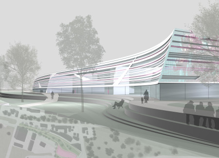 Dynamic Fa&ccedil;ade Crafted from LED and Glass Panels in a Community-Centric Cultural Institution