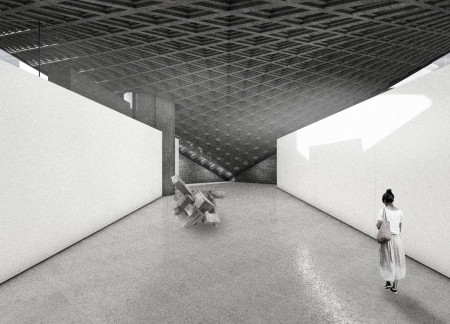 Hyperbolic Roof and Light-Colored Concrete Enhance Public Gathering Spaces Through Urban Integration