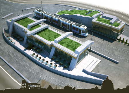 Vertical Gardens and Curtain Walls Enhance Community Space Through Sustainable Concrete Design