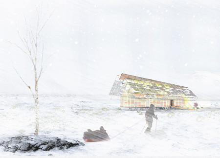 Charred Wooden Shingles and Composite Elements Define a Sustainable Highland Retreat