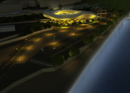 Charred Wooden Shingles and Reclaimed Materials Form a Versatile Community Hub