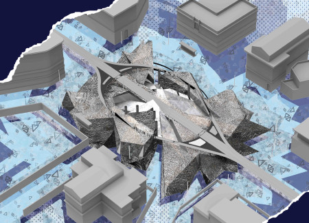 Organic Forms Crafted from Steel and Glass in a Multifunctional Community Hub