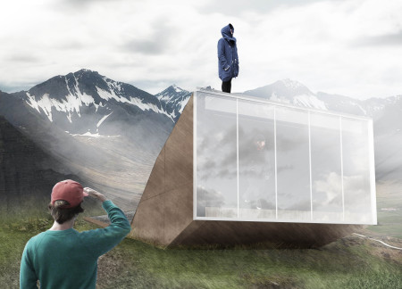 Subterranean Shelter Crafted with Thermal Mass and Green Roofing Elements