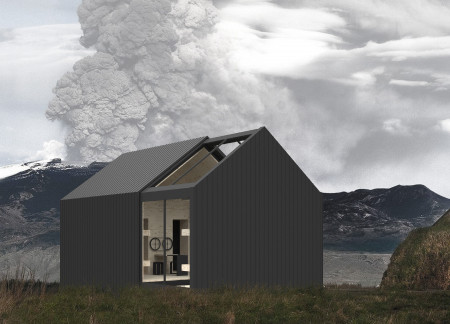 Moveable Fa&ccedil;ade and Corrugated Steel Shelters Designed for Iceland's Harsh Landscape