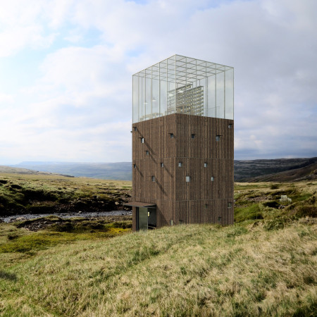 Charred Wood Shingles and Panoramic Glazing in a Flexible Community Hub
