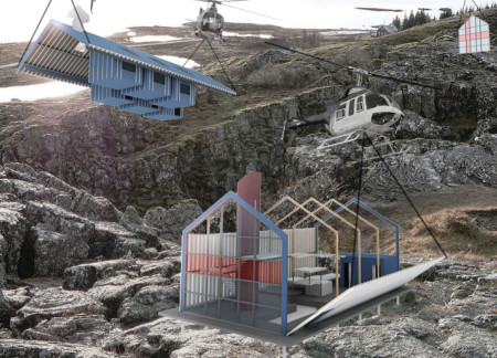 Geothermal Cabin with Polycarbonate Facade and Bunk Room Accommodation