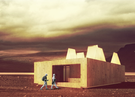 Cross-Laminated Timber Cabin Integrating Greywater Systems in Icelandic Wilderness