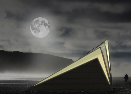 Turf Roofed Retreat Constructed with Cross-Laminated Timber and Local Stone