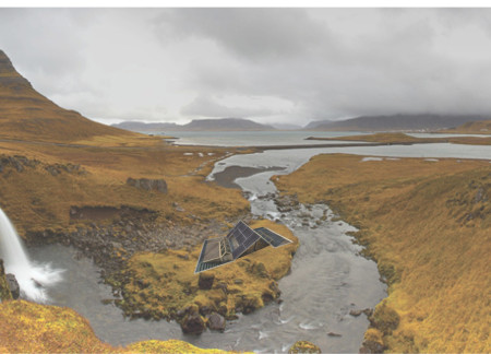 Turf-Integrated Community Shelter Utilizing Natural Thermal Insulation and Sustainable Wood Elements