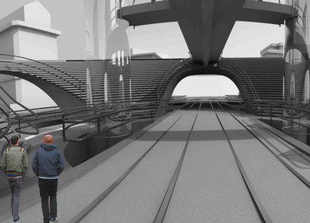 Charred Concrete and Natural Light Create an Engaging Cultural Hub