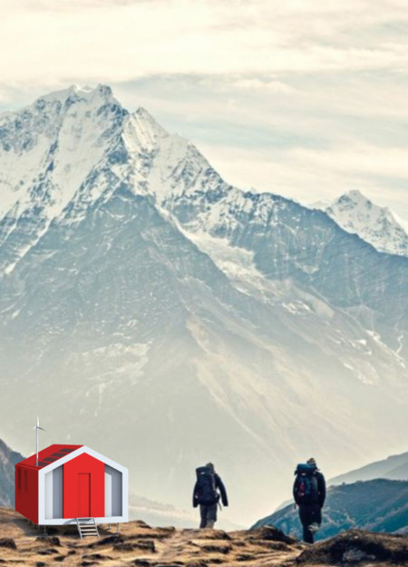 Charred Wooden Shingles and Cross-Laminated Timber Panels Create Sustainable Shelters in Remote Landscapes