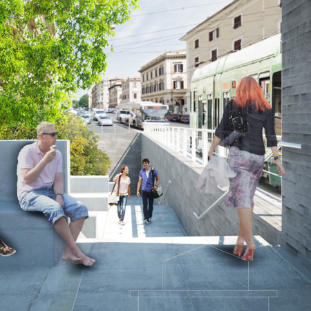 Integrated Greenery and Natural Light in Concrete and Glass Community Hub