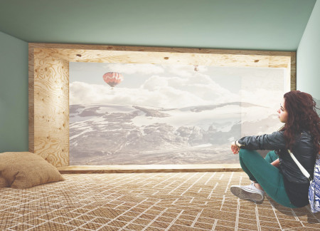 Hexagonal Cabins with Geothermal Systems and Rainwater Harvesting Crafted from Local Materials