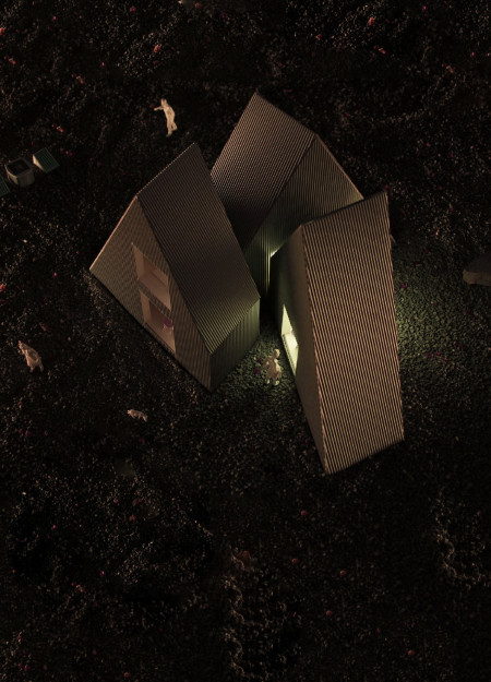 Modular Cabins with Corrugated Metal Panels Designed for Harsh Icelandic Conditions