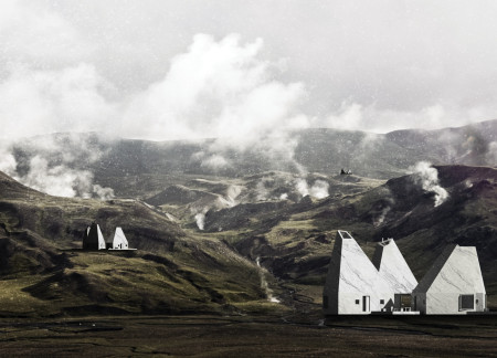 Charred Wooden Shingles and Local Timber Blend in Sustainable Trekking Lodges