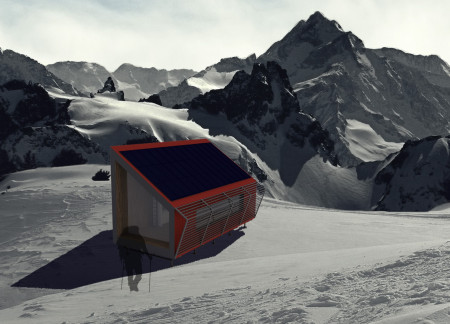 Charred Wooden Shingles and Structural Insulated Panels in a Nordic Trekking Refuge