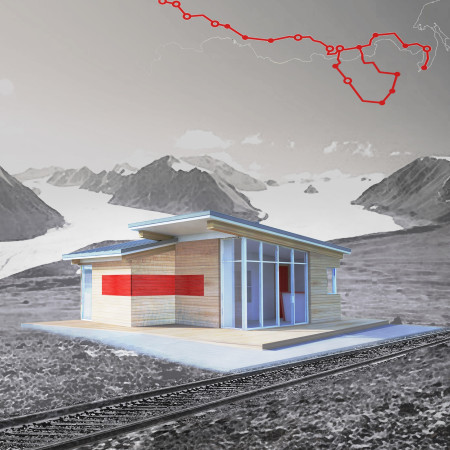 Cross-Laminated Timber Volumes Harmonizing with Siberian Landscapes