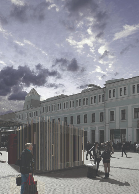 Charred Wooden Shingles and Vertical Slats Shaping Functional Rest Stops in Siberian Landscapes