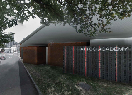 Corten Steel Facade and Perforated Metal Panels Enhance Urban Learning Environment