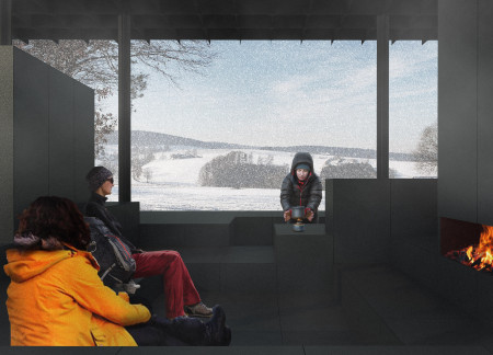 Cross-Laminated Timber Panels and Charred Shingles Define Sustainable Urban Living