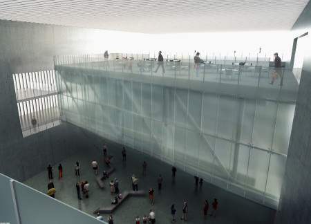 Natural Light-Filled Spaces Enhanced by Translucent Polycarbonate and Reinforced Concrete for a Multi-Functional Venue