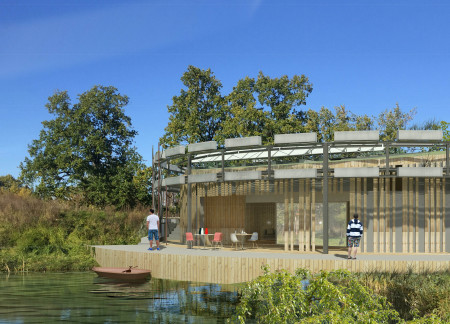 Nature-Inspired Retreat with Sedum Roofs and Cross-Laminated Timber Technology