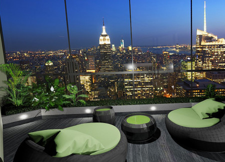 Charred Wooden Shingles and Sustainable Glass Facades Define a Multifunctional Urban Living Space