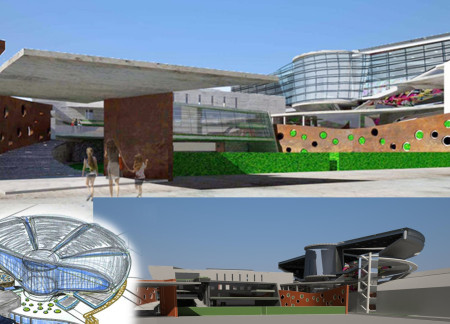 Circular Design Featuring Marine Steel and Fairfaced Concrete for a Multifunctional Cultural Space