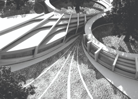 Curvilinear Design Featuring Recycled Materials and Natural Light in a Wellness Retreat