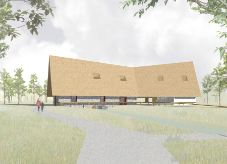 Cross-Laminated Timber and Charred Shingles Harmonize in a Contemporary Community Space