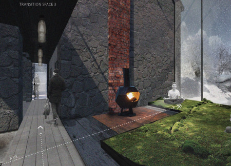 Charred Timber Facades and Traditional Thatch Roofs in a Sustainable Mindfulness Retreat