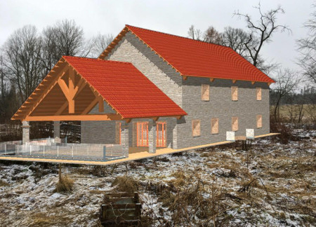 Charred Wooden Shingles and Cross-Laminated Timber Form a Sustainable Community Retreat