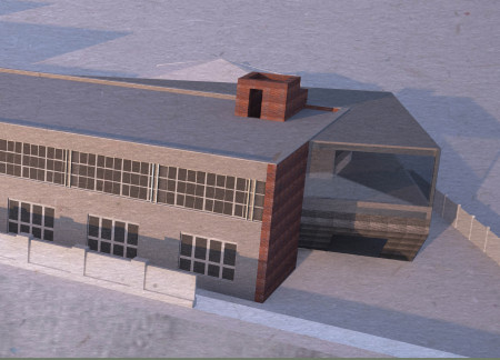 Charred Wood Shingles and Glass Facades Shaping a Multifunctional Community Hub