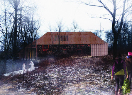 Charred Wooden Shingles and Cross-Laminated Timber Panels Enhance a Tranquil Retreat Design