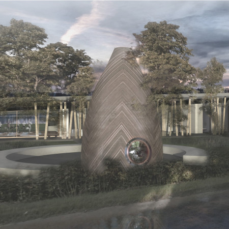 Charred Wooden Shingles and Cross-Laminated Timber Create a Tranquil Retreat for Meditation