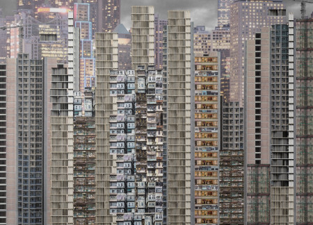 Bamboo Scaffolding Meets Tiered Living in Urban Residential Design