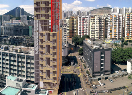 Bamboo Modular Housing with Integrated Community Spaces in Urban Settings