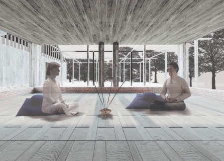 Grey Oak and Local Stone Create a Harmonious Meditation Retreat in the Latvian Landscape