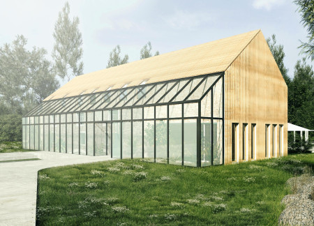 Chakra-Inspired Design Featuring Cross-Laminated Timber and Charred Shingles in a Meditation Retreat