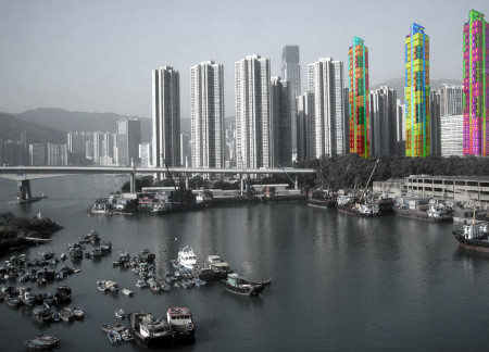 Modular Living Spaces Featuring Glass Facades and Sustainable Energy Solutions