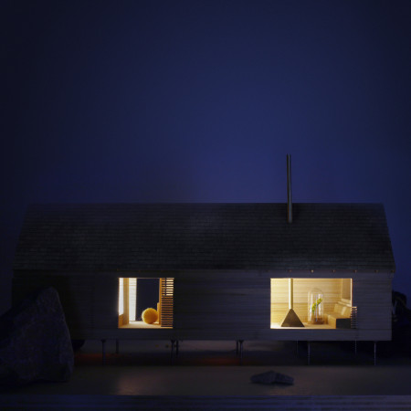 Charred Wooden Shingles and Cross-Laminated Timber Create a Versatile Retreat