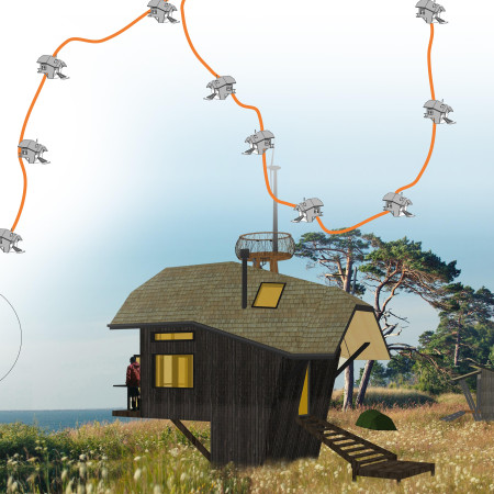 Elevated Shelters Emphasizing Plywood Construction and Bio-Toilet Systems Along Trekking Routes