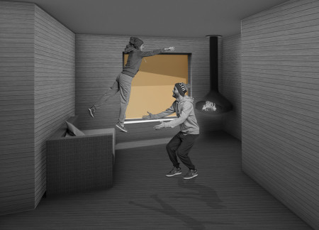 Amber Glass and Warm Timber Create a Serene Retreat Experience